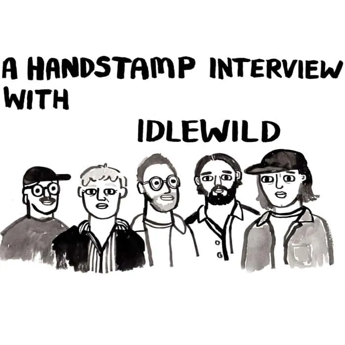 Interview with Idlewild band by Handstamp illustration, music interview, indie rock, band discussion, Hypebot features, music