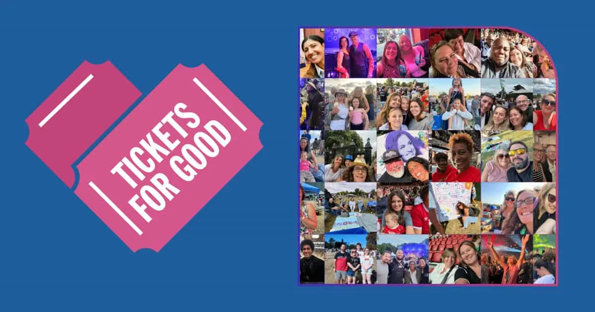 Tickets for Good organization promotes access to live music