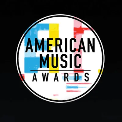 Vibrant logo of the American Music Awards featuring bold colors and modern design elements related to music awards and entert