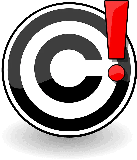 Unauthorized copyright symbol alert.