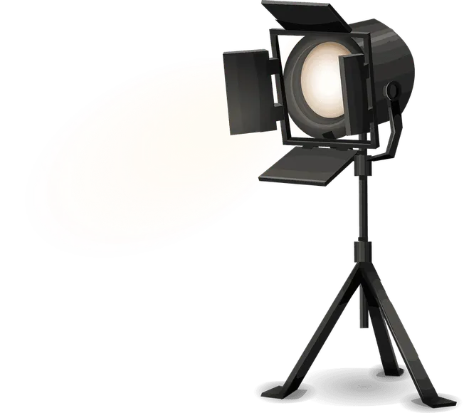 Studio lighting equipment used for music digital marketing and advertising photography.