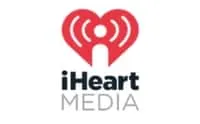 Heart-shaped microphone icon representing iHeart Media, symbolizing sound, radio, and entertainment industry branding.