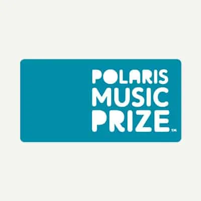 Polaris Music Prize logo promoting music awards and recognition for Canadian artists.