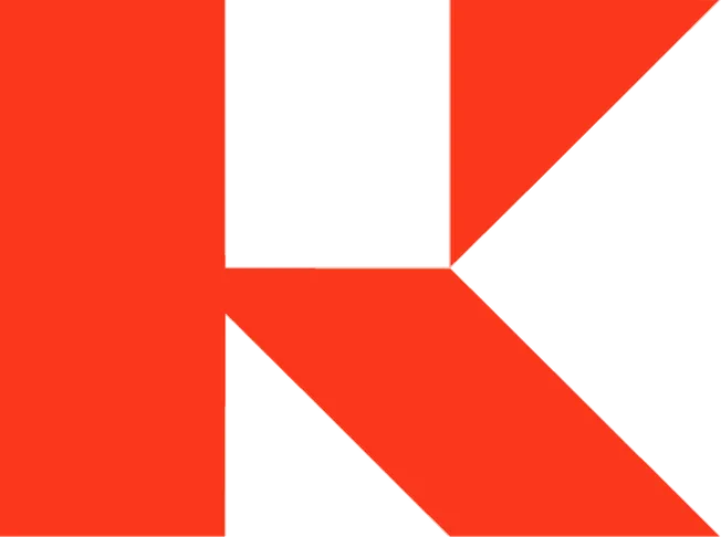 Red geometric abstract background with sharp lines, representing digital media, music industry, and online marketing themes f