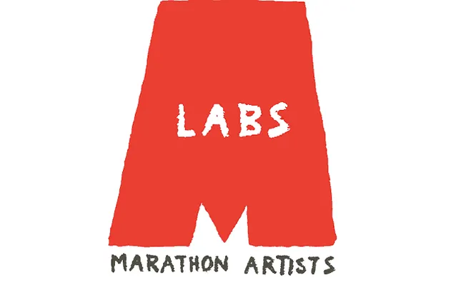 Labs marathon artists logo for creative music industry innovation and collaboration.