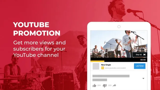 YoutTube promotion for music channels, increasing views and subscribers, social media music marketing, boosting YouTube engag
