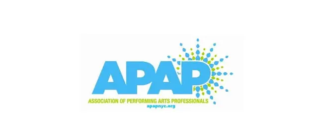 APAD logo representing the Association of Performing Arts Professionals with vibrant colors and artistic burst, highlighting