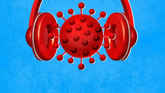 Virus illustration, COVID-19 pandemic, health safety, biological hazard, healthcare illustration, pandemic graphics, infectio