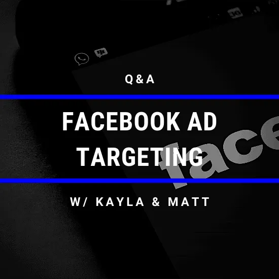 Facebook ad targeting discussion with Kayla and Matt on Hypebot.