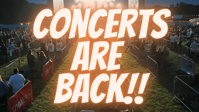 Concerts are returning to outdoor venues, attracting large audiences and live music fans, and signaling vibrant music industr