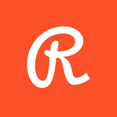 Stylized white "R" logo on bright orange background representing Hypebot, a leading source for music industry news, marketing