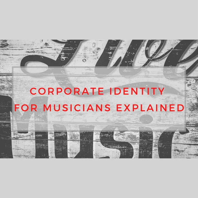 Corporate identity design for musicians, featuring creative logos and branding elements tailored for artists and bands to enh