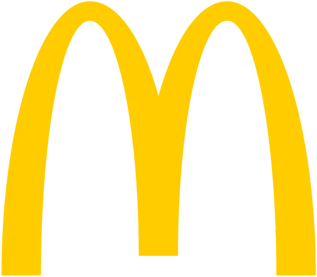 Mcdonalds golden arches logo representing fast food and restaurant branding.
