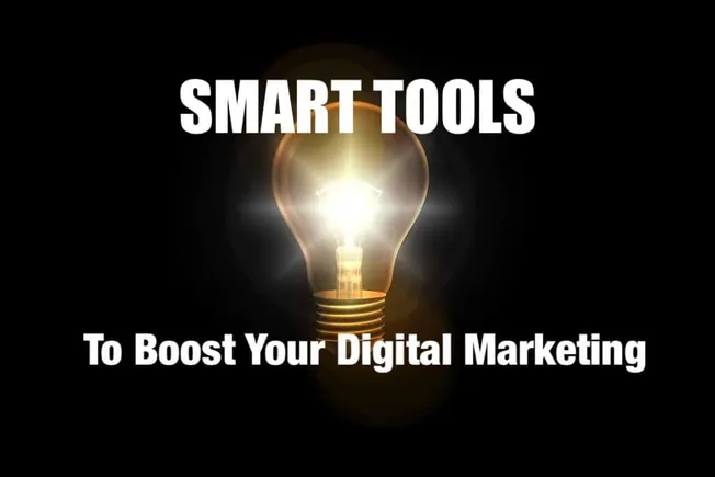 Smart tools illustration for boosting digital marketing strategy with innovative technology and creative solutions.