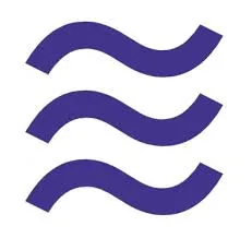Waves music streaming icon, digital streaming symbol, Hypebot logo representing music technology and industry news.