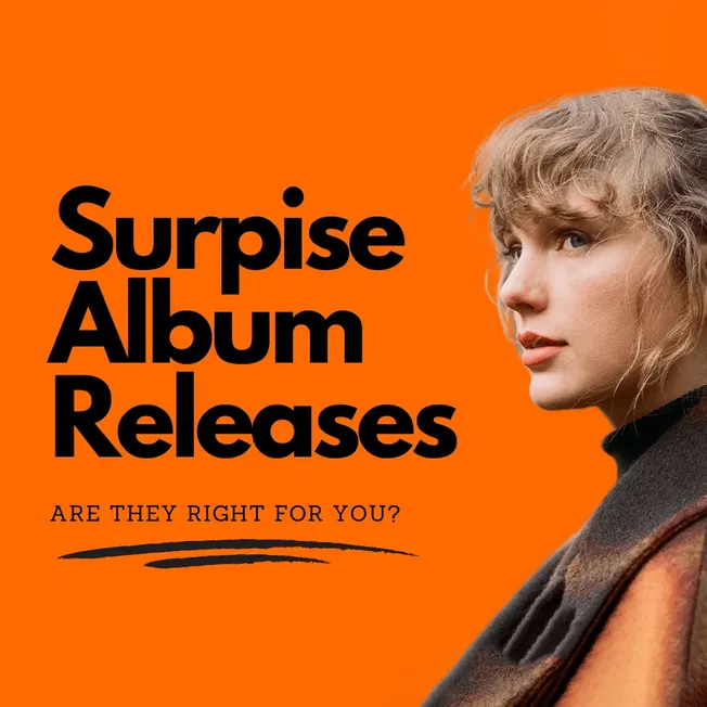 Surprise album releases, music industry news, artist promotion, new music drops, Hypebot platform, music marketing strategies