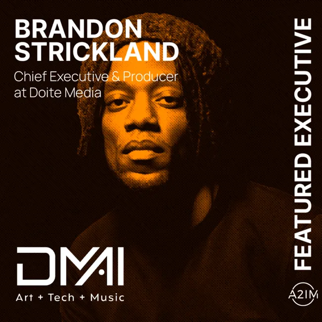 Brandon Strickland featured executive at Doite Media promoting art, technology, and music innovations.