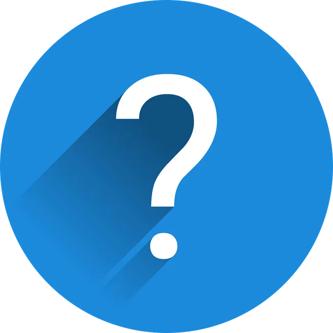 Question mark icon representing an inquiry or unknown content.