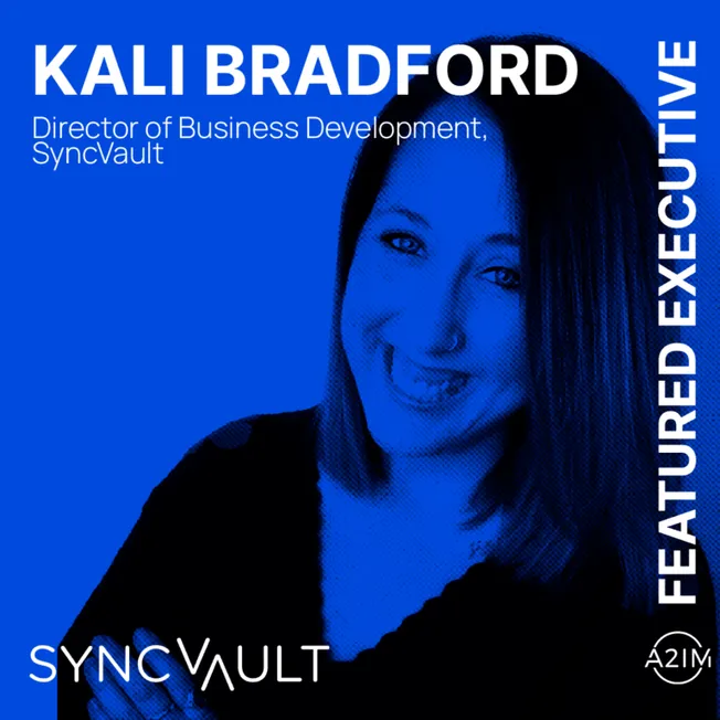 Kali Bradford Director of Business Development SyncVault featured executive event at Hypebot.