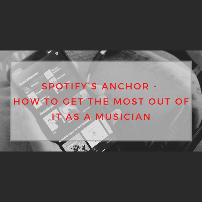 Mobile phone displaying Spotify app with playlists and music management on a person's hand.