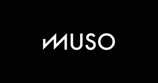MUSO logo in white text on black background, representing music data and digital music industry insights.