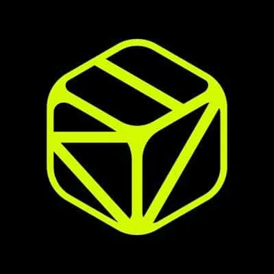 A neon green and black geometric cube logo representing Hypebot, a digital media platform focused on music technology, indust