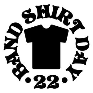 Hypebot logo featuring a black T-shirt silhouette with "DUB & SHIRT" text encircling it, representing music and apparel brand