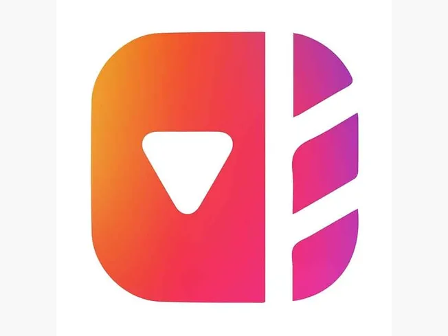 Sophisticated YouTube logo icon featuring a gradient color scheme, representing digital media, video sharing, and entertainme