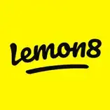Lemons 8 logo with bright yellow background and bold black text, representing Lemon8's branding and vibrant visual identity.