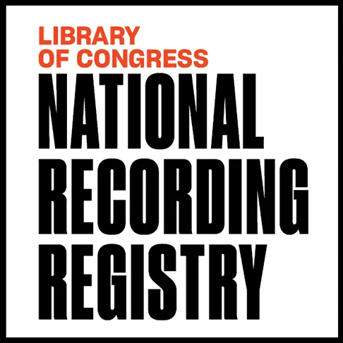 Library of congress national recording registry poster, music archive, audio preservation, copyright collection, cultural her