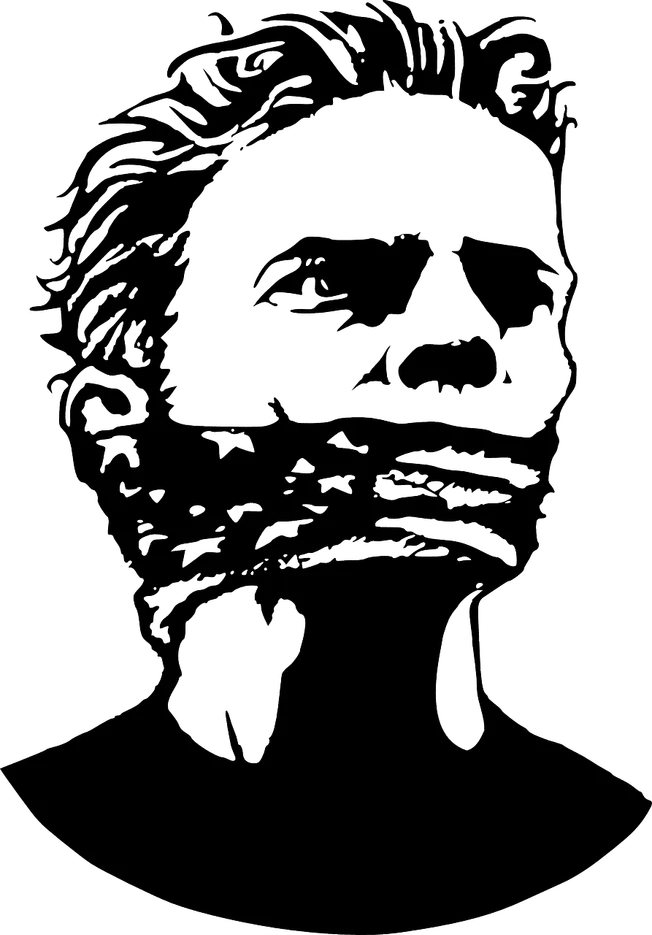 Digital marketing illustration representing Hypebot with a stylized human face symbolizing music industry insights, branding,