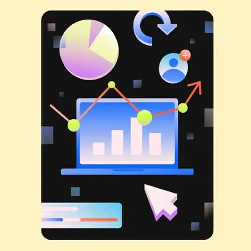 Data analytics dashboard illustrating social media growth, user engagement, and performance metrics for music and entertainme
