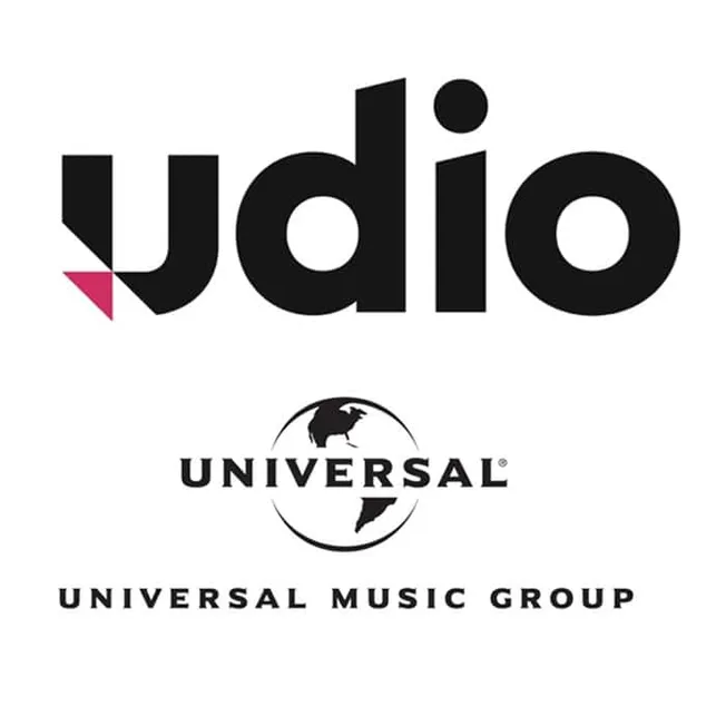 Universal Music Group logo, global music industry leader, representing major record labels and artists, with a focus on music