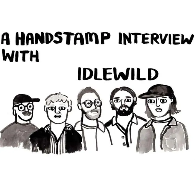 Interview with Idlewild band by Handstamp illustration, music interview, indie rock, band discussion, Hypebot features, music