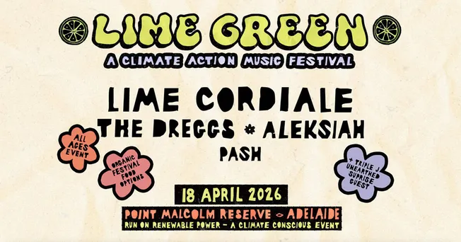 Lime Green Festival poster artwork