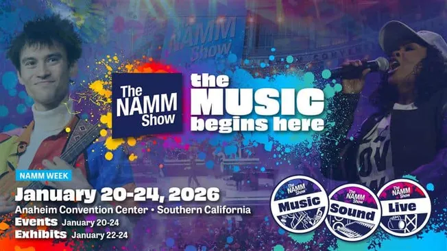 NAMM 2026 is happening January 20-24 2026