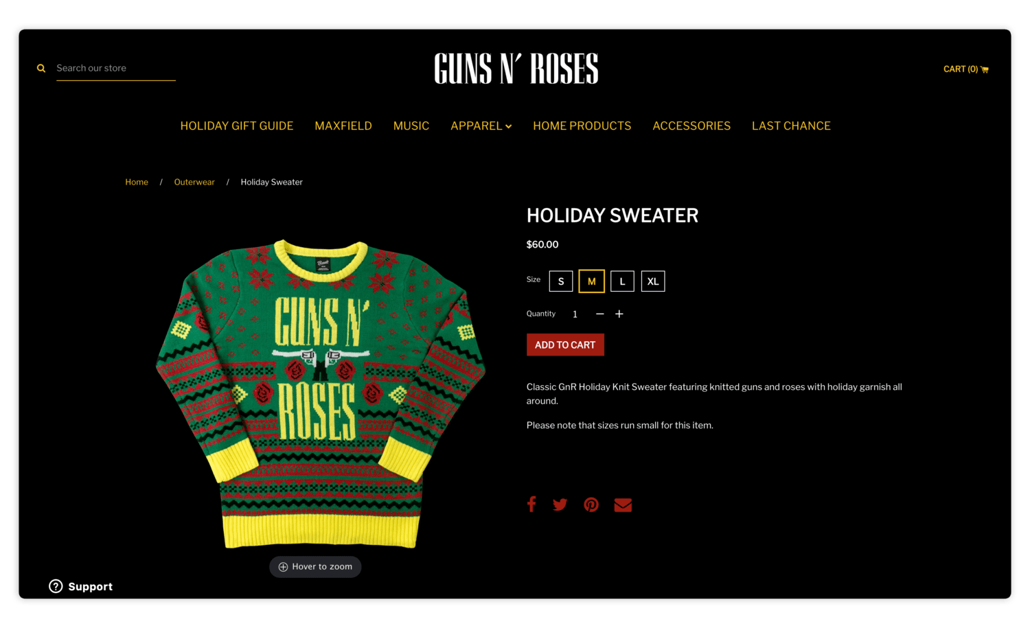 Festive Christmas sweater with reindeer and snowflake pattern, perfect for holiday parties and winter wear, available on Kaskade merchandise store.