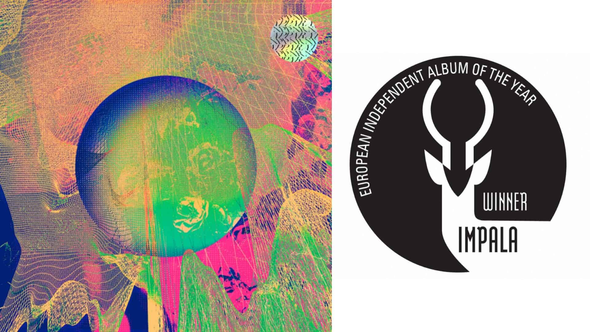 Colorful abstract digital art with vibrant spheres and intricate line patterns, representing innovative music and digital creativity.