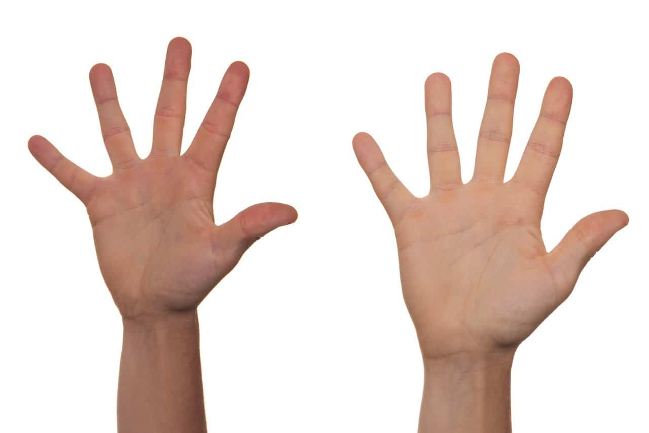 Hand gesture comparison showing different finger positioning, representing communication or expression, essential for visual content related to social media, technology, or digital connectivity.
