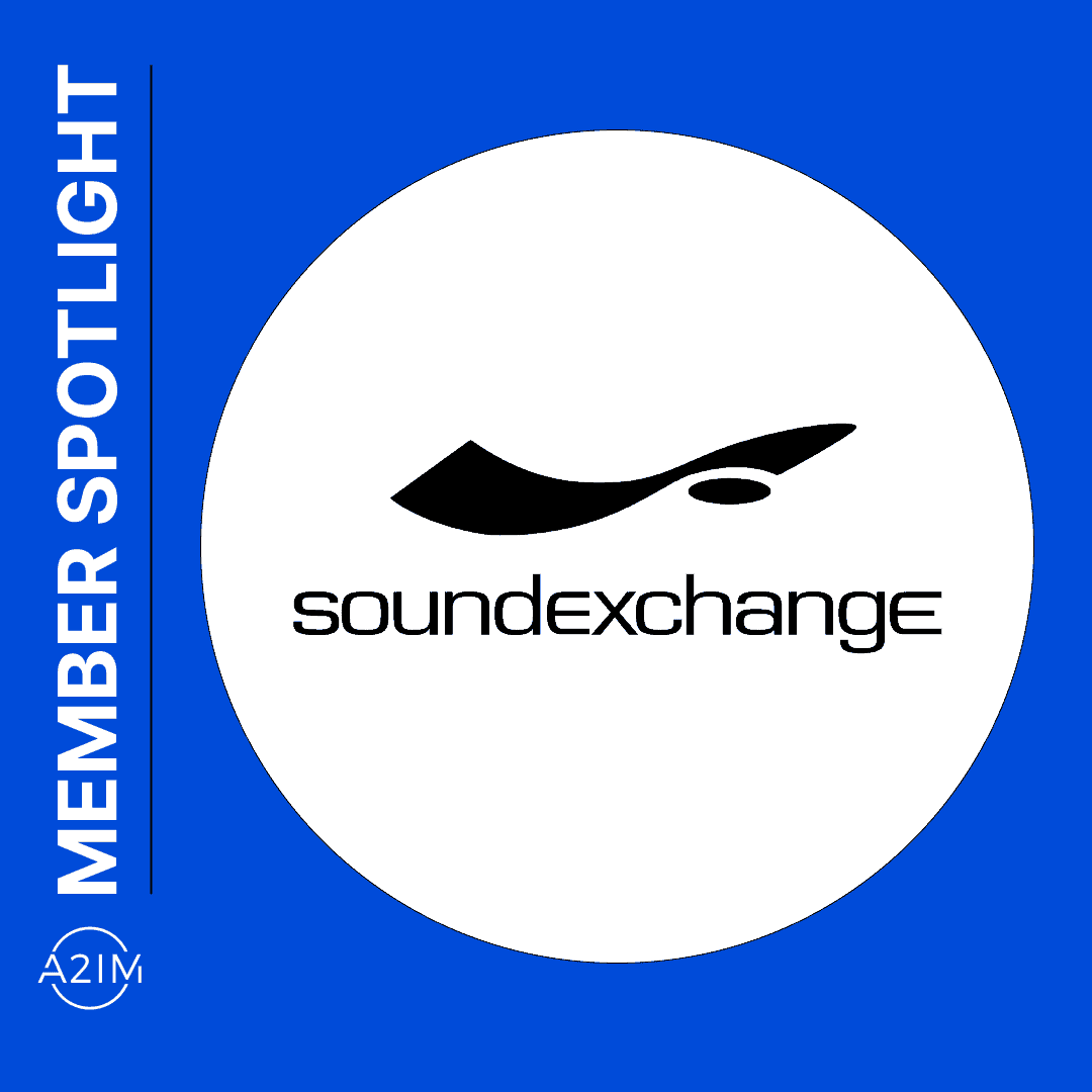 SoundExchange digital music licensing logo for music industry monetization and royalty collection.