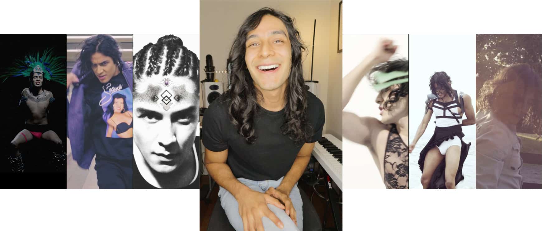 Vibrant digital art and music performance featuring diverse artists, musicians, and creative expressions, representing modern trends in music and visual art scenes.