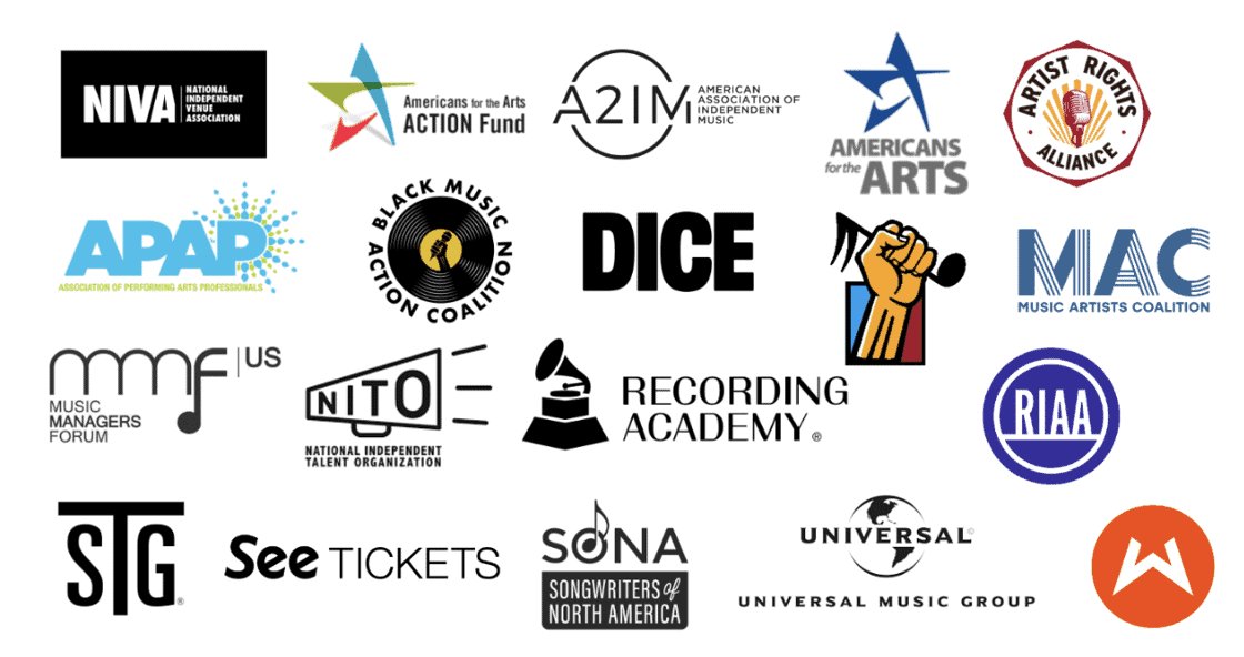 NIVA National Independent Venue Association logo, advocacy organization supporting independent music venues and live music industry.