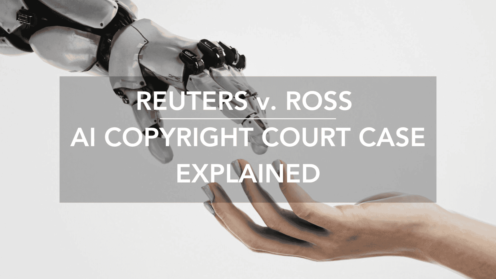 Reuters AI copyright decision