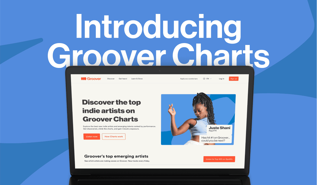 Discover indie artists and industry insights on Groover Charts, showcasing emerging talent and trending music for artists, fans, and music industry professionals.