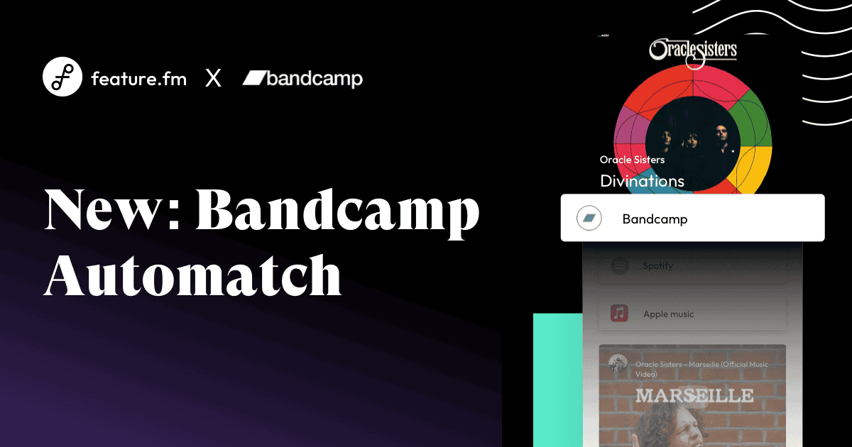 Feature.fm adds Bandcamp integration