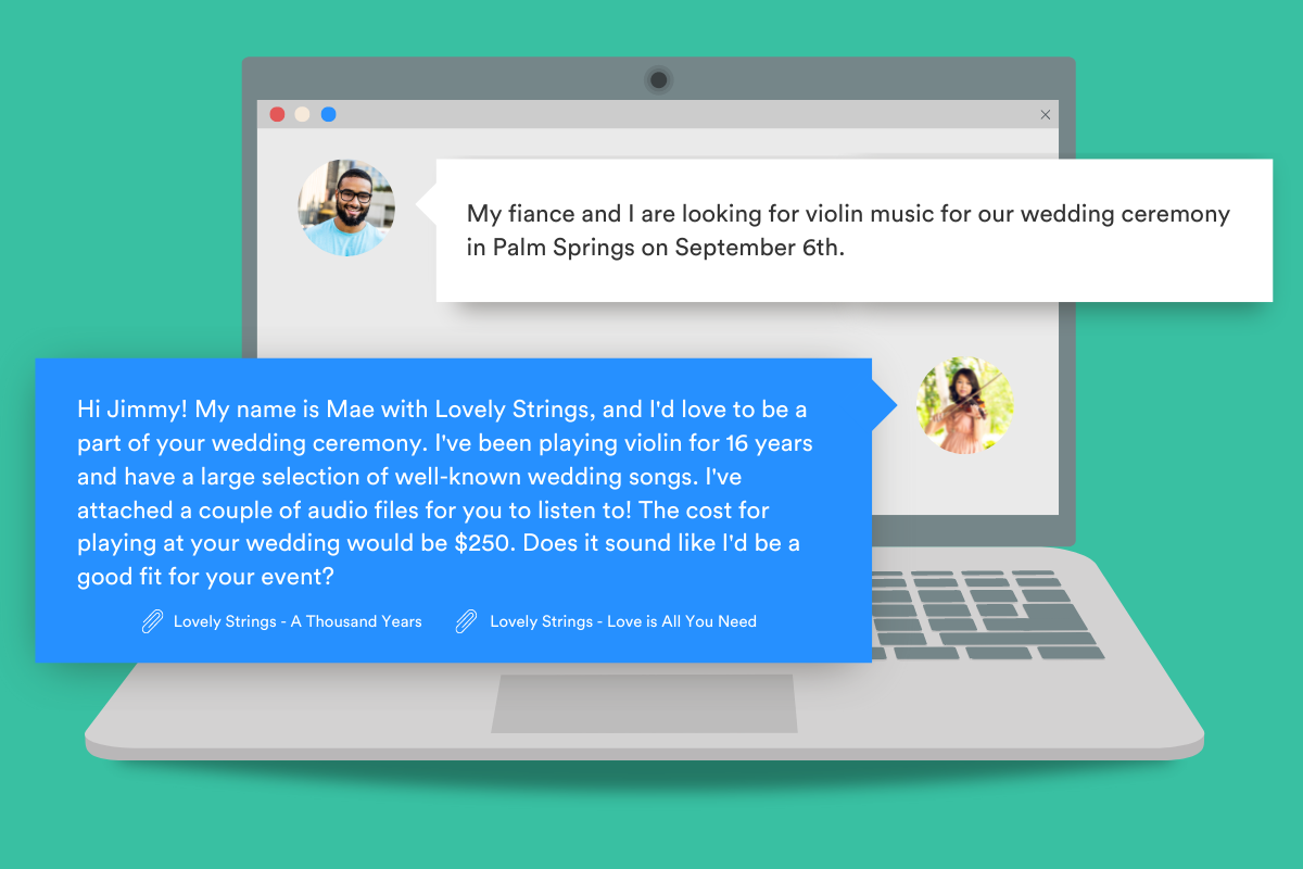 Example of a great introductory sales pitch message