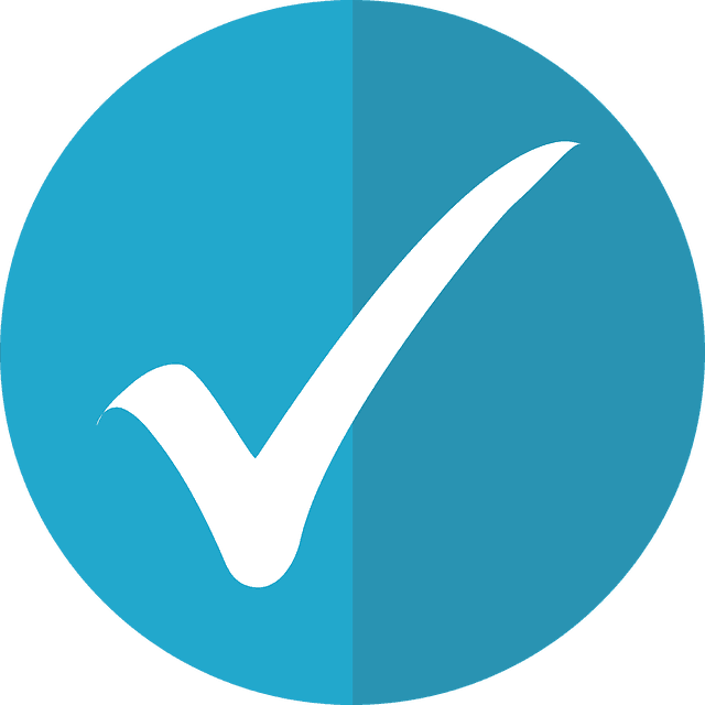 Vibrant blue checkmark icon symbolizing approval, verification, or successful completion, associated with digital branding, music industry insights, and trusted source content from Hypebot.