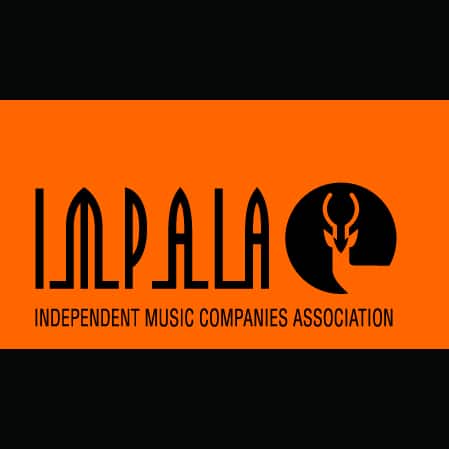 Independent Music Companies Association logo with bold black and orange colors, representing the organization supporting independent music labels and artists worldwide.