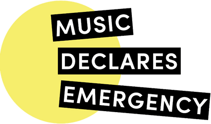 Music declares emergency sign, protest, activism, music rights, social movement, urgency, campaign, awareness, advocacy, protest sign.
