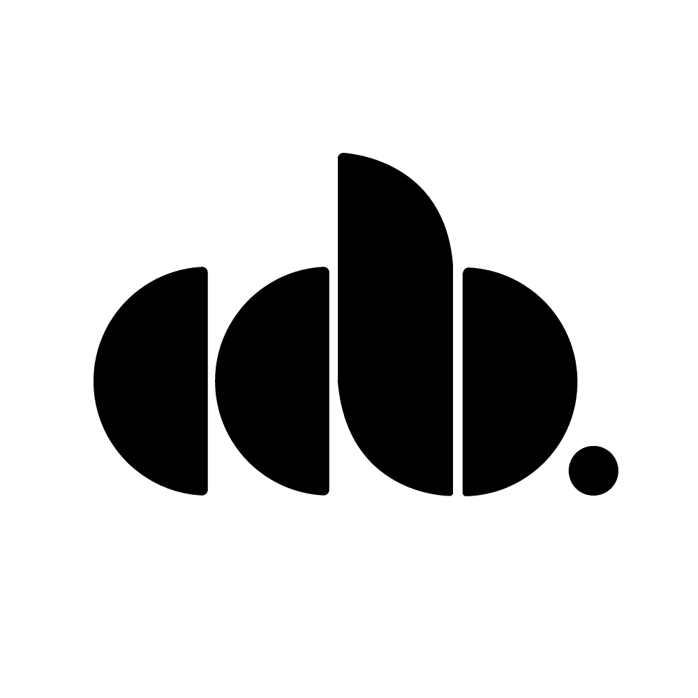 AI-generated black and white abstract logo for Hypebot, representing music industry insights, digital marketing, and technology trends in the entertainment sector.